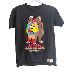 Lyrical Lemonade Ski Mask The Slump God Black Graphic T-Shirt‎ Men's Size Medium